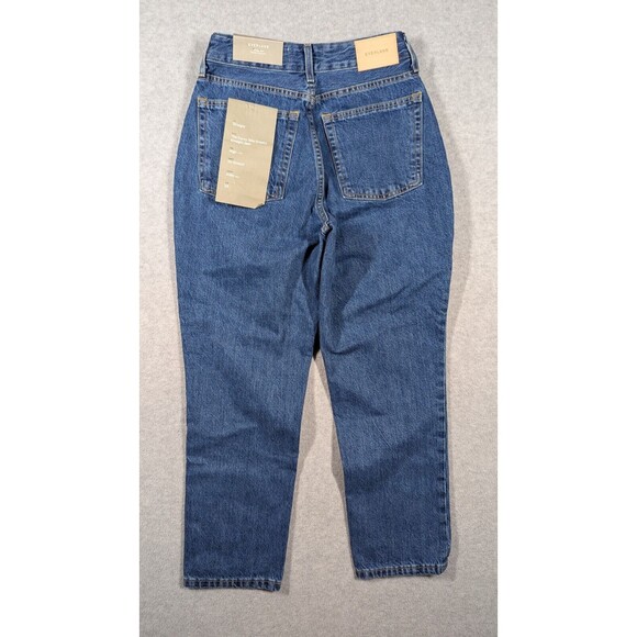 Everlane Women Jeans 28x26 NWT Curvy 90s Cheeky Button Fly Super High Rise - Picture 4 of 11